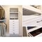 John Louis Home Solid Wood 12in. Deep 5 Shaker Style Drawer Storage Tower White JLH-410SH-W - alternate 1